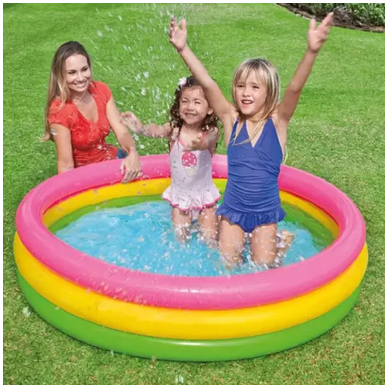خرید استخر بادی اینتکس طرح رنگین کمان Intex 57412 | قیمت عالی در فروشگاه اسباب بازی جی جی توی خرید استخر بادی اینتکس طرح رنگین کمان Intex 57412 | قیمت عالی در فروشگاه اسباب بازی جی جی توی