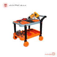 ست ابزار مهندسی مدل میز چرخدار Tools Simulation با میز کار و ابزارهای کامل | قیمت ست ابزار اسباب بازی جی جی توی